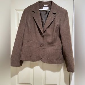 2 piece wool skirt suit stretch